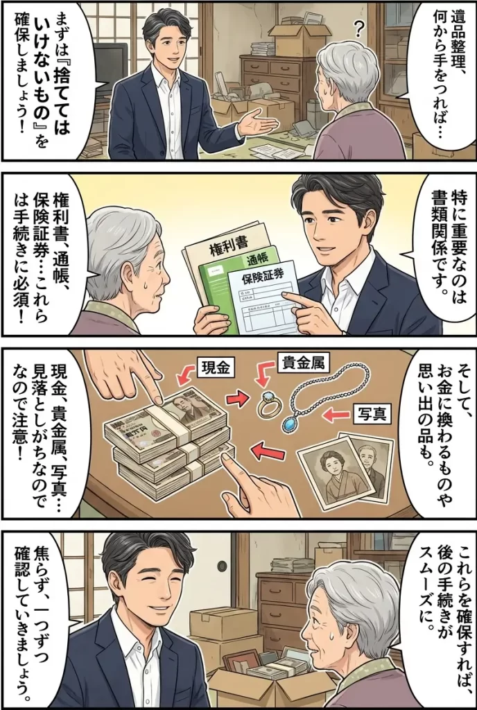 遺品整理で捨ててはいけないもの｜まず確保したい書類・貴重品チェック4